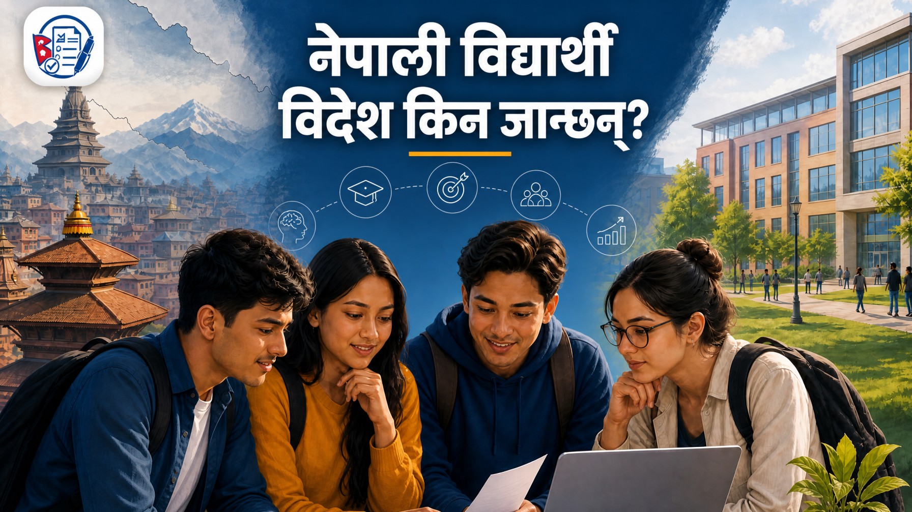 नेपाली विद्यार्थी विदेश किन जान्छन्? कारण र विकल्प
